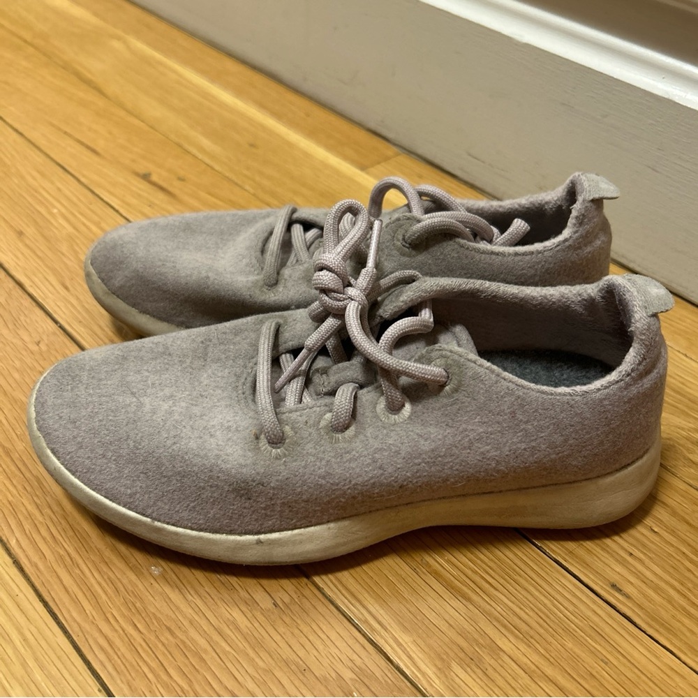 Allbirds The Wool Runners Shoes Merino Sneakers Women’s Light Purple Size 7